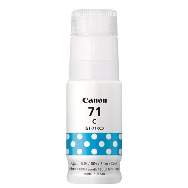 INK BOTTEL CANON CYAN 71