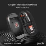 Genonix Wireless Bluetooth Transparent Mouse - Image 2