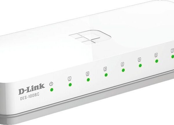 D-Link 8 Port Fast Ethernet Switch DES-1008C